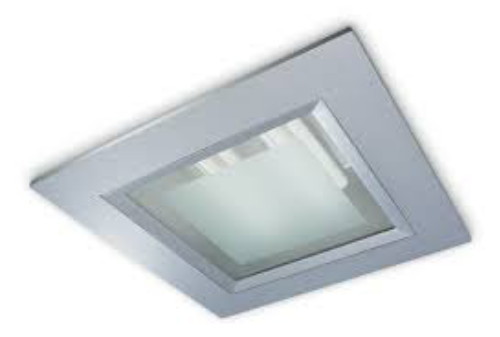 Faro incasso quadrato 2x26w - faro,